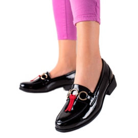 Filippo Scarpe in pelle laccata nero