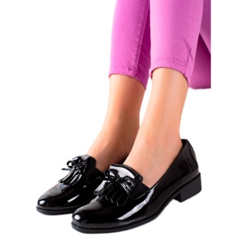 Filippo Scarpe Brogue In Pelle Con Fiocco nero