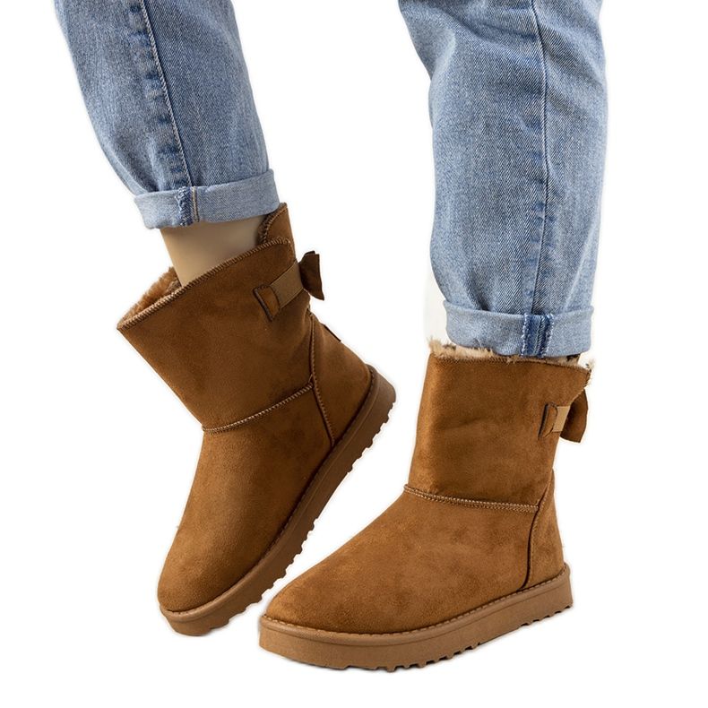 Stivali invernali Cross Jeans Lomeli marroni da donna marrone