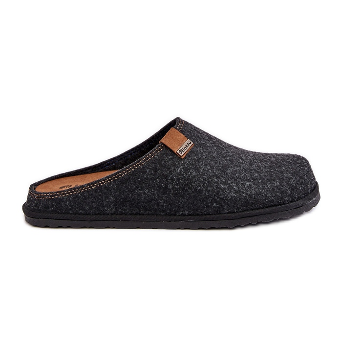Pantofole preventive da uomo Inblu, grigio scuro SI000001