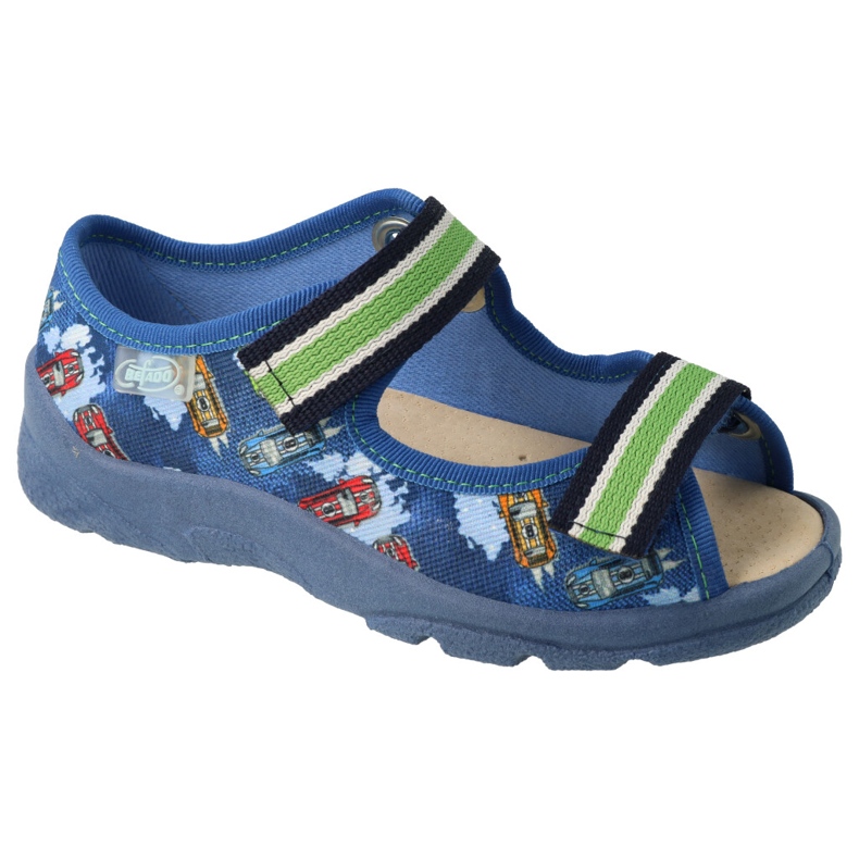 Inserto in pelle di Befado per bambini 869x163 blu