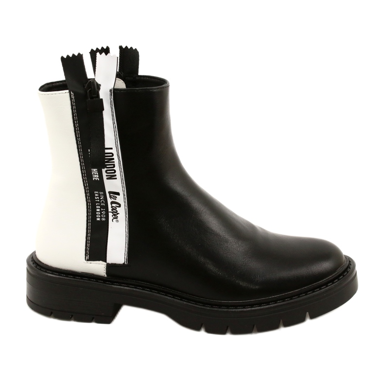 Stivali in bianco e nero da donna Lee Cooper LCJ-21-47-0650LA