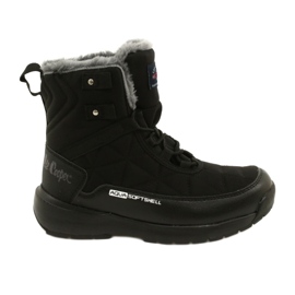 Stivali da neve femminile su softshell Lee Cooper LCJ-21-17-0590L nero nero
