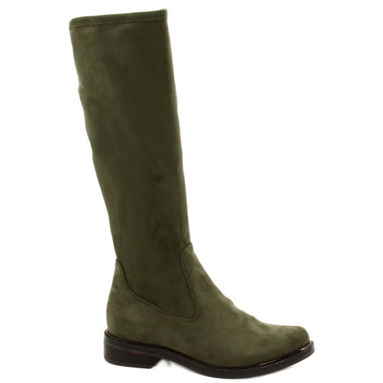 Stivali donna Caprice 25512-27 737 oliva elasticizzato verde