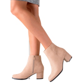 Lovery Stivali in pelle scamosciata beige