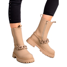 TRENDI Lavoratori beige con una striscia decorativa