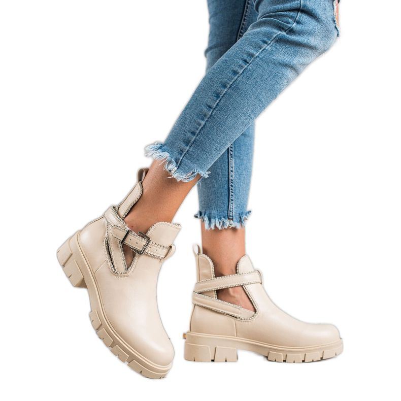 Bestelle Lavoratori slip-on alla moda beige