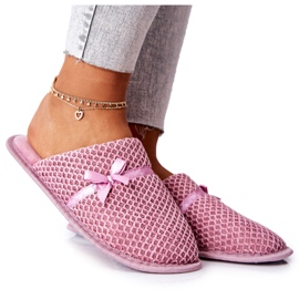 PE1 Ciabatte Da Donna Con Fiocco Rosa Evira