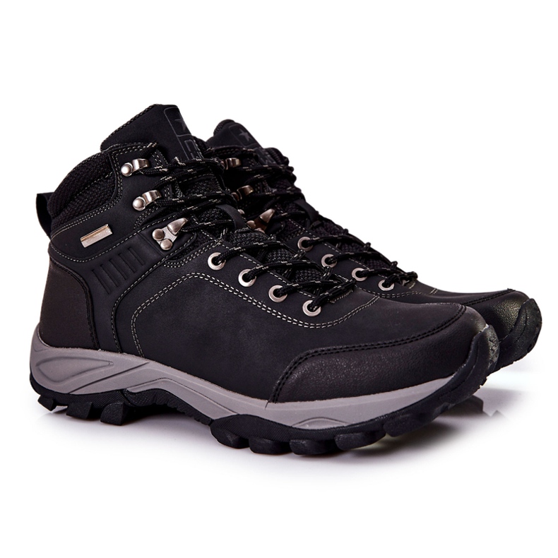 PE1 Scarpe Da Trekking Da Uomo Nere Calde Dannis nero