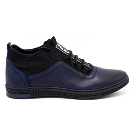 Polbut Scarpe invernali da uomo K27F blu navy scuro