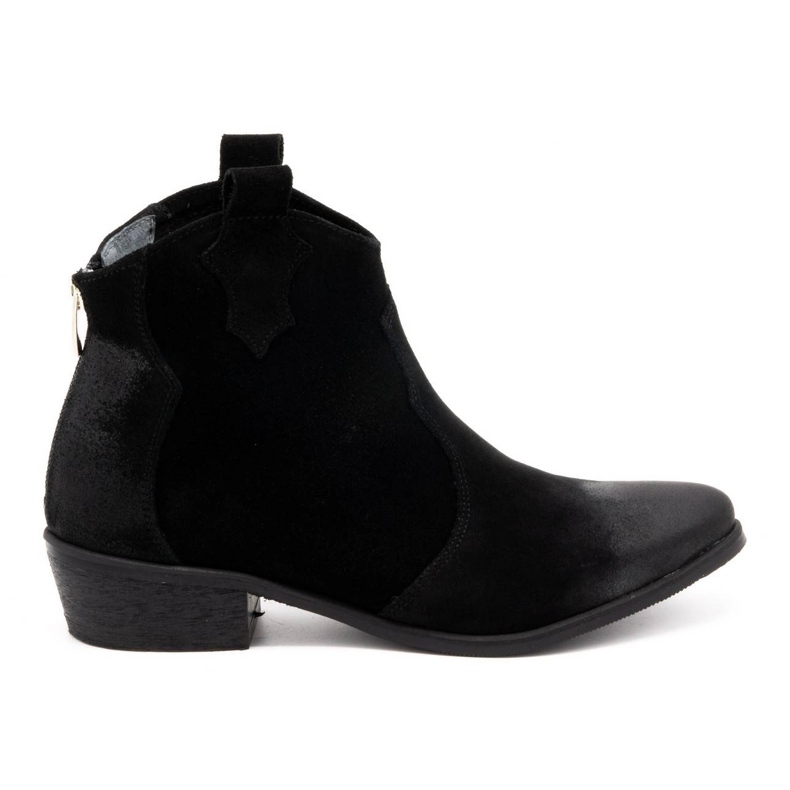 Exquisite Stivali da donna in pelle 1128EX neri nero