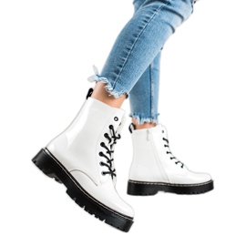 Vinceza Trappers eleganti e caldi bianco