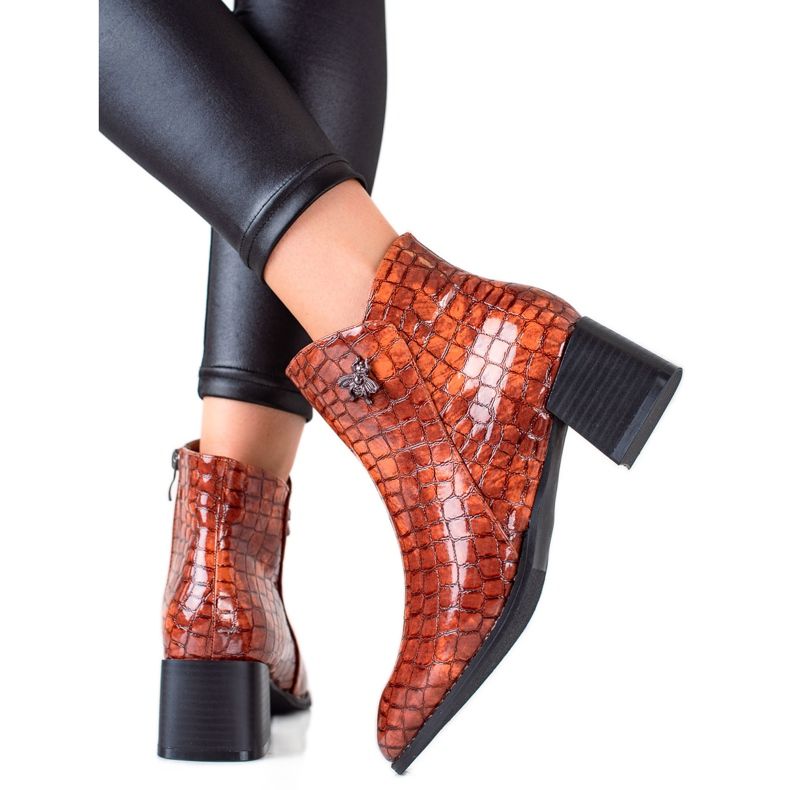 Filippo Stivali alla moda con isolamento marrone