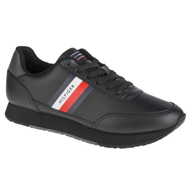 Tommy Hilfiger Essential Runner Winter Leather M FM0FM03814-BDS ​​scarpe nero