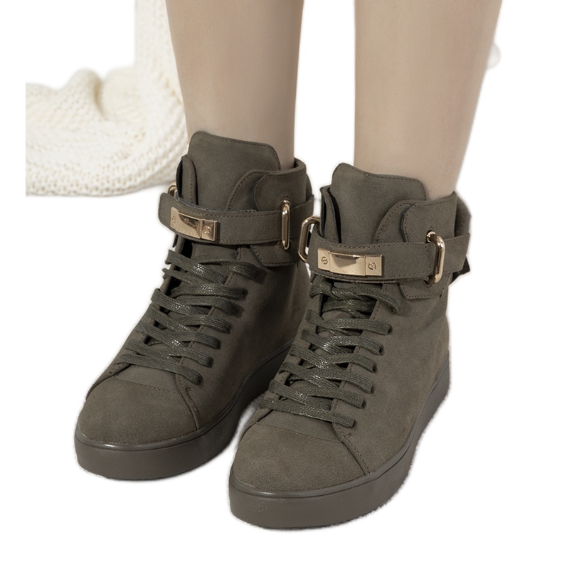 Stivali verdi da donna Pagan verde