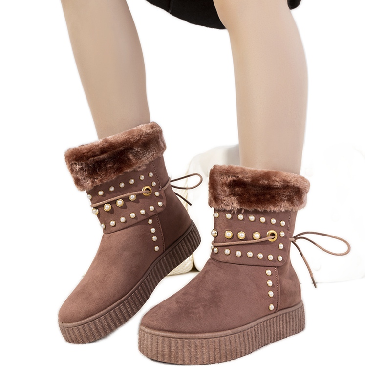 Stivali da neve donna rosa Almendra