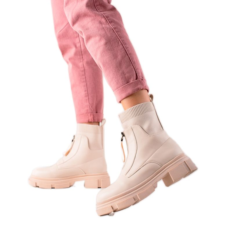 Bestelle Lavoratori slip-on con cerniera beige