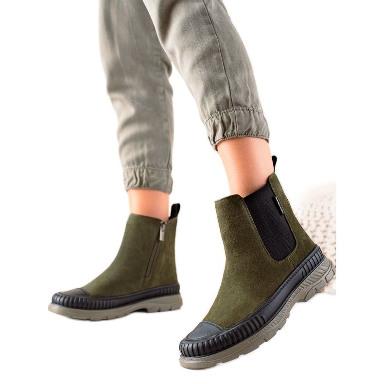 Stivali da donna Big Star II274355 verde