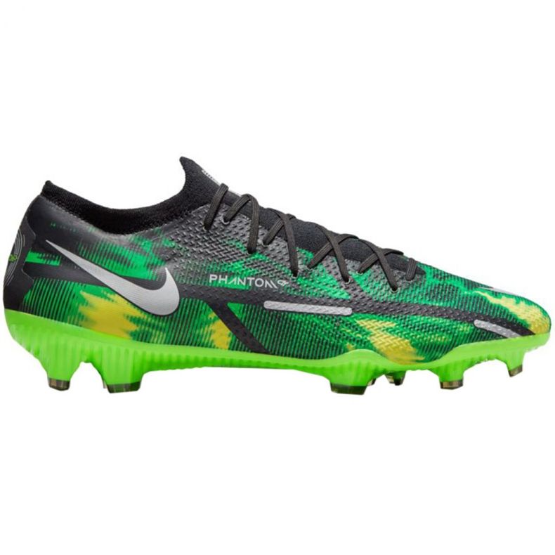Nike Phantom GT2 Pro Fg Sw M DM0734 003 scarpe da calcio multicolore verde