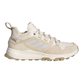 Adidas Terrex Urban Low Leather Trekking W FZ3380 scarpe beige