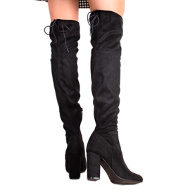 TRENDI Moschettieri neri sexy nero