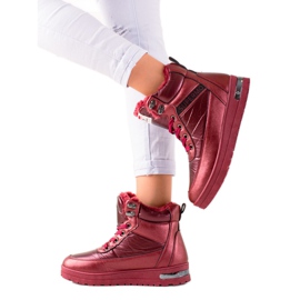 TRENDI Doposci Con Glitter Supermo rosso