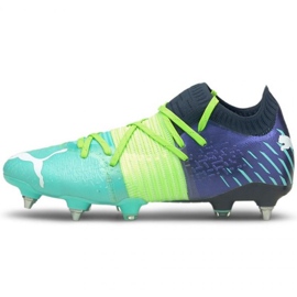 Scarpe da calcio Puma Future Z 1.2 MxSG M 106479 03 blu navy, multicolore blu e blu navy