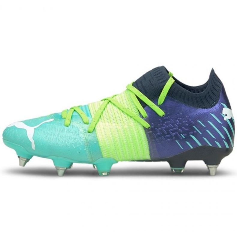 Scarpe da calcio Puma Future Z 1.2 MxSG M 106479 03 blu navy, multicolore blu e blu navy