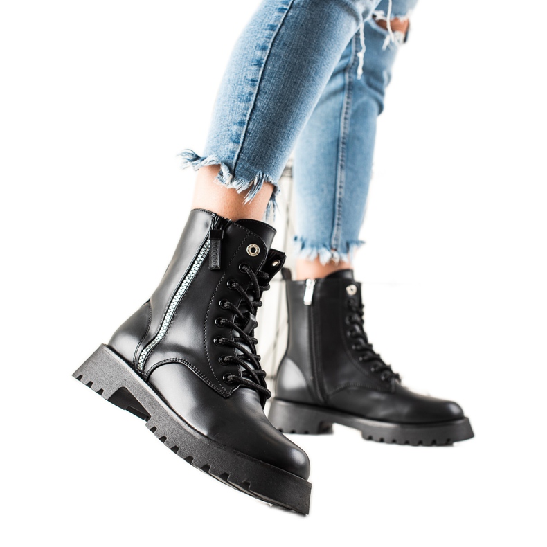 TRENDI Cacciatori neri alla moda nero