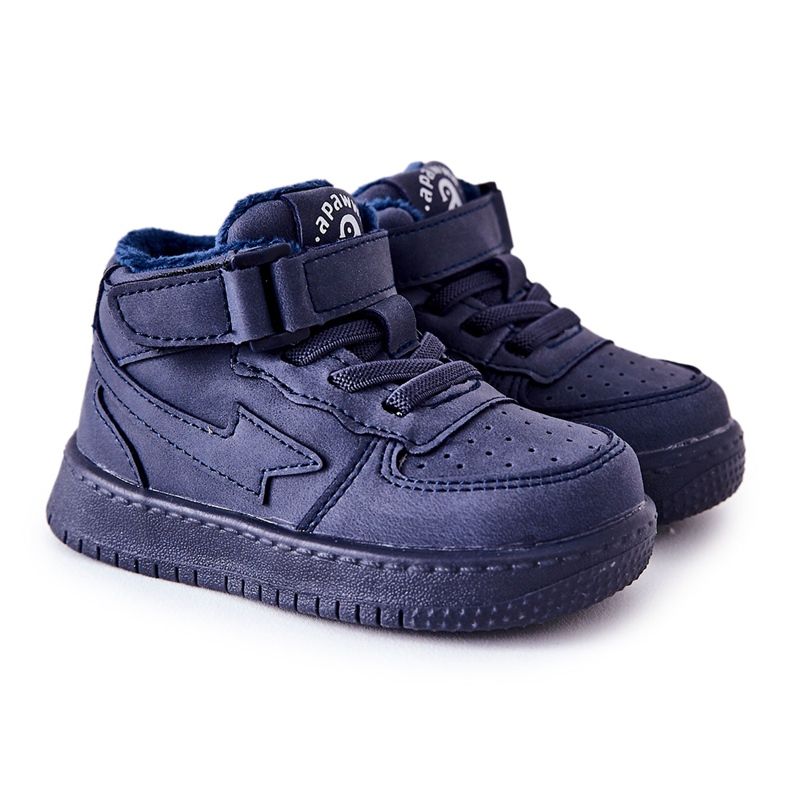 Scarpe Sportive Alte Calde Bambini Navy Clafi blu