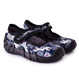BEFADO S.A. Pantofole Inblu Pinguini 109P239 Nero
