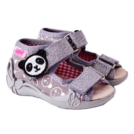BEFADO S.A. Sandali Inblu Con Velcro 342P031 Grigio