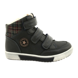 American Club Scarpe Sportive Alte Con Pelliccia American GC19/21 Navy Blue