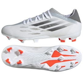 Scarpe da calcio Adidas X Speedflow.3 Fg M FY3295 multicolore bianco