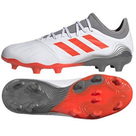 Scarpe da calcio Adidas Copa Sense.3 Fg M FY6197 multicolore bianco