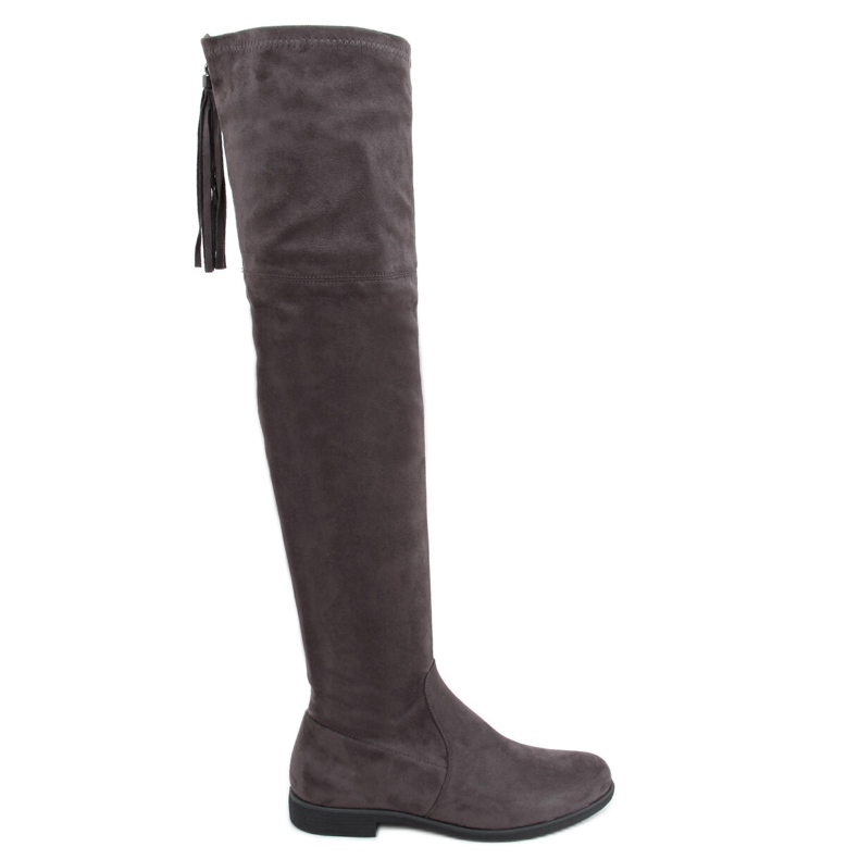 Stivali sopra il ginocchio Toum Grey grigio