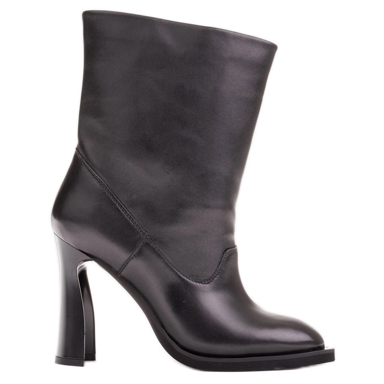 Marco Shoes Stivaletti in morbida pelle nero
