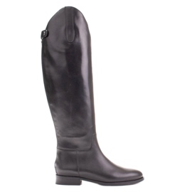 Marco Shoes Stivali con cerniere e gomma elastica nero