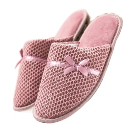 TRENDI Pantofole Rosa Con Fiocco