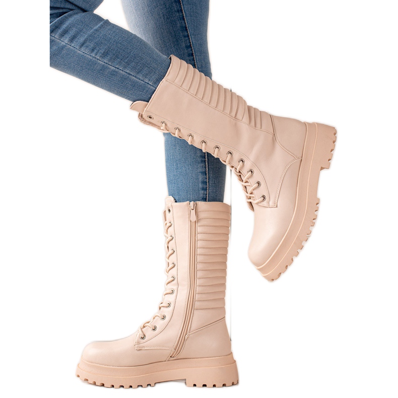 Seastar Stivali in ecopelle beige