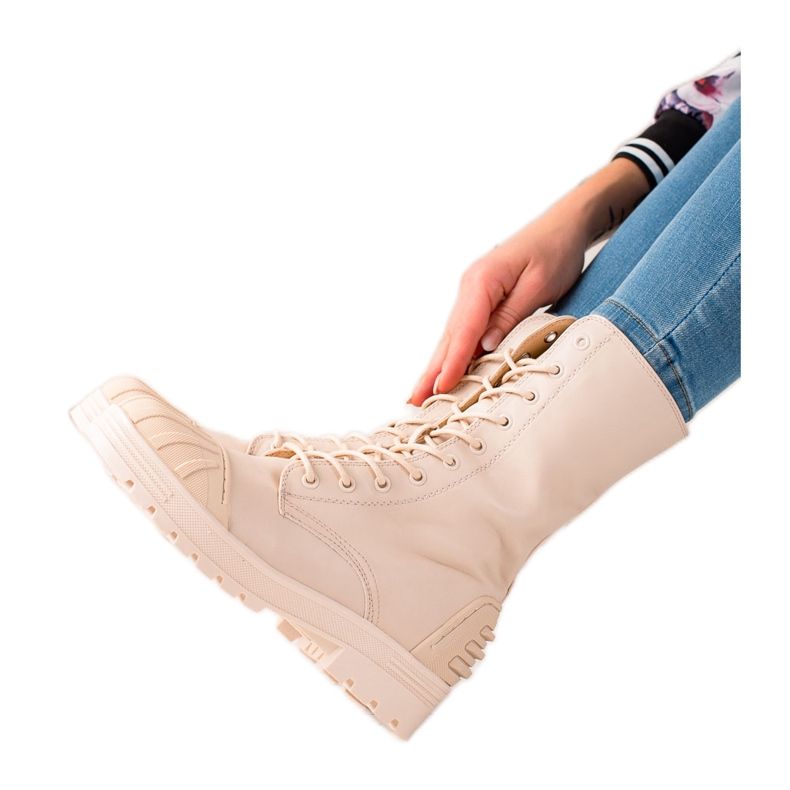 Seastar Trappers con lacci alti beige