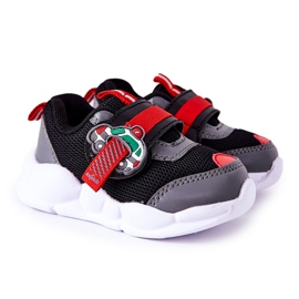 BEFADO S.A. Scarpe Sportive Bambini Con Velcro Befado 516P096 Nere nero rosso