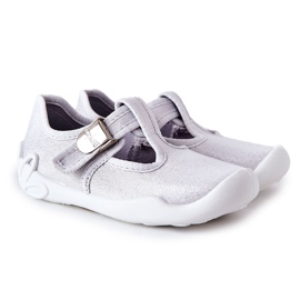 BEFADO S.A. Pantofole Ballerina Befado Shiny 115X001 Argento