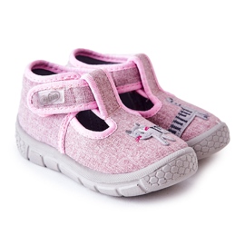 BEFADO S.A. Pantofole Befado Gattino 531P084 Rosa