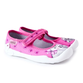BEFADO S.A. Ciabatte della Ballerina Befado Gattino 114X447 Rosa