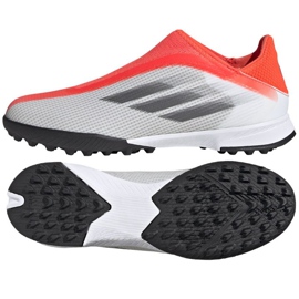 Scarpe da calcio Adidas X Speedflow.3 Ll Tf Jr FY3254 multicolore arance e rosse