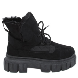 Stivali da neve isolati Arbor Black nero