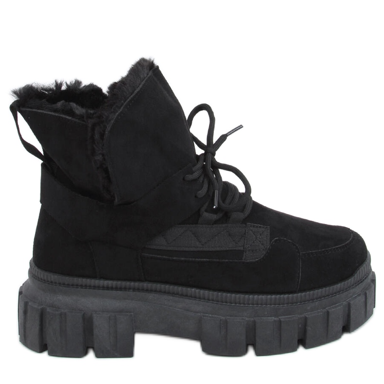Stivali da neve isolati Arbor Black nero