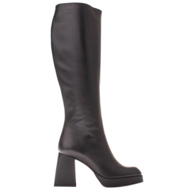 Marco Shoes Eleganti stivali Patrizia sulla piattaforma nero