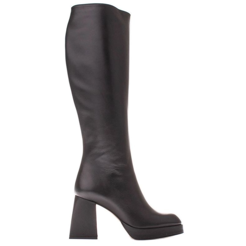 Marco Shoes Eleganti stivali Patrizia sulla piattaforma nero